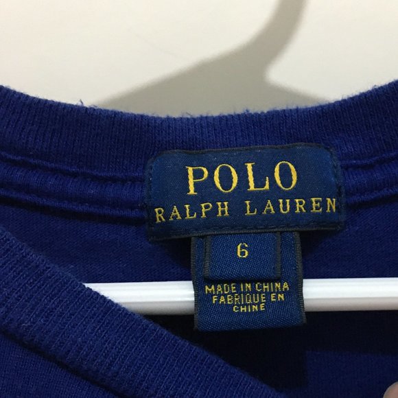 Polo Ralph Lauren Short-Sleeve Essential Tee Sz 6 - Picture 3 of 4